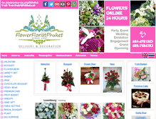 Tablet Screenshot of flowerfloristphuket.com